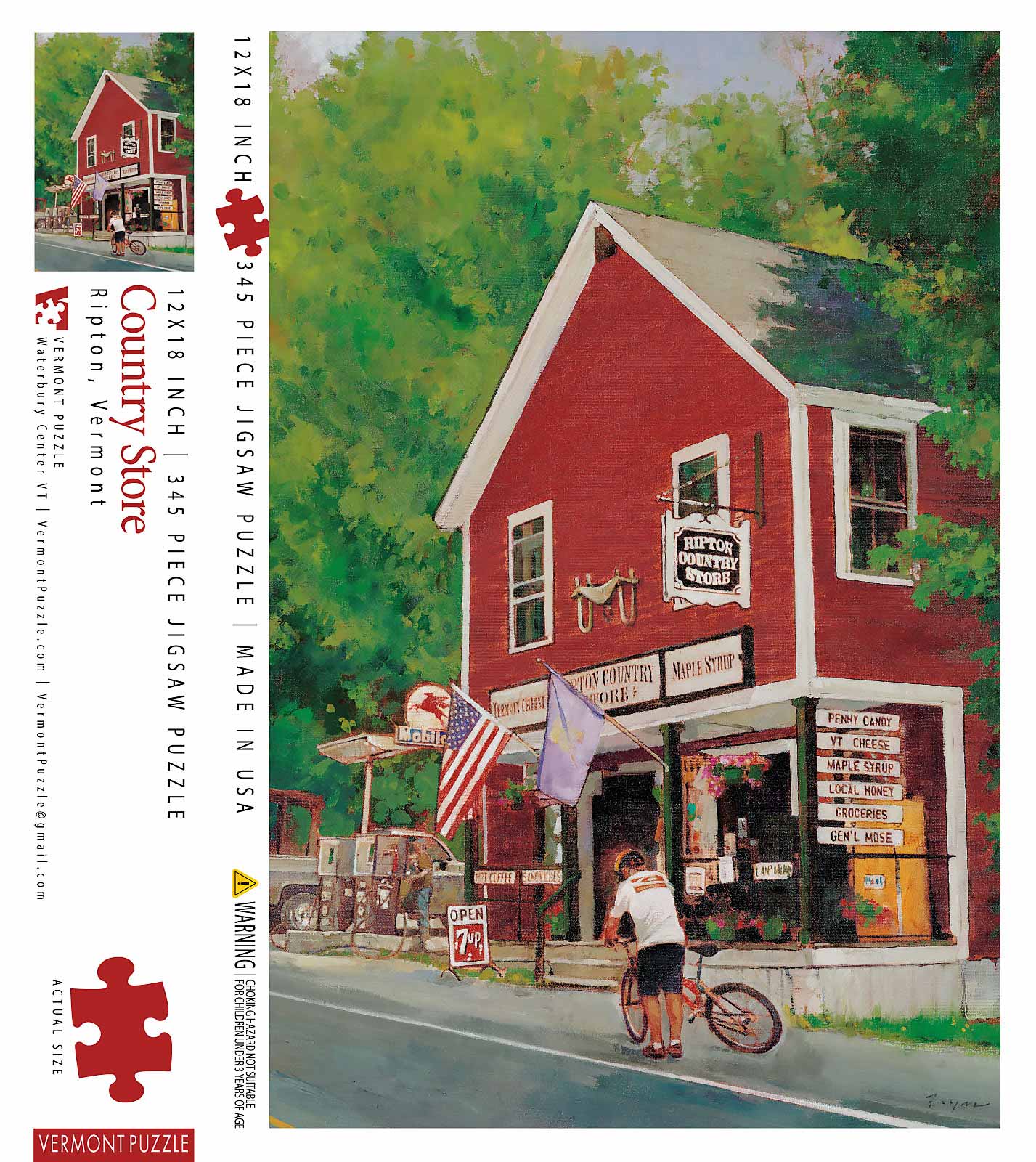 Country Store Puzzle Ripton, Vermont Vermont Puzzle